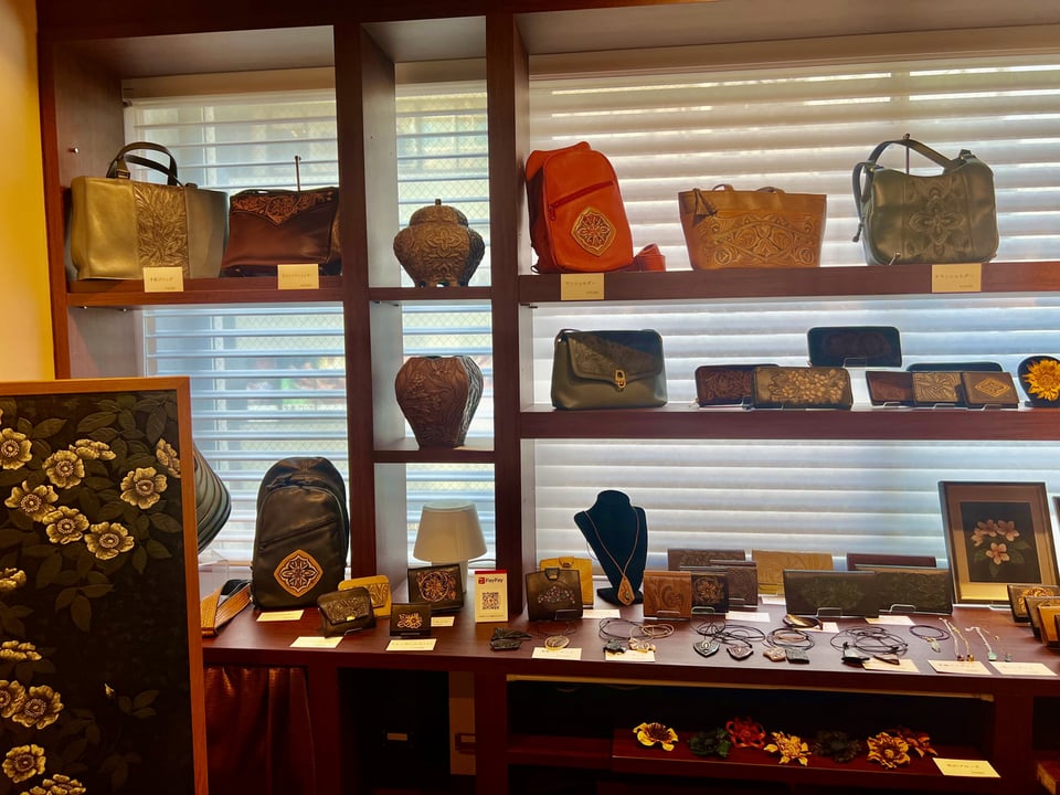 革の創作展　レザークラフト教室　革工芸教室