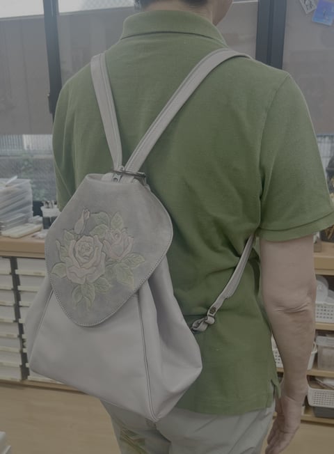 リュック　レザークラフト教室　革工芸教室