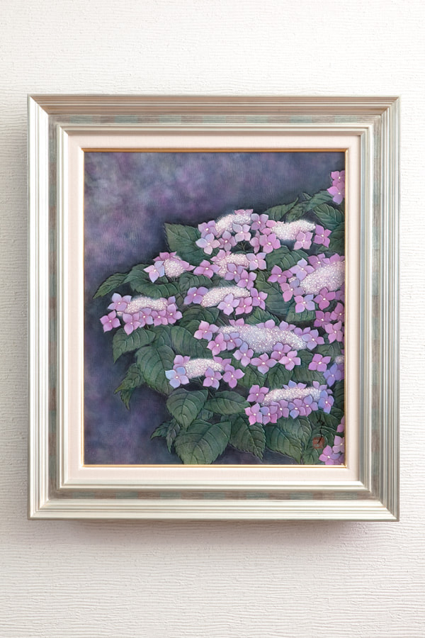 ☆激レア 高級レリーフフラワー仕様 花額 花絵☆
