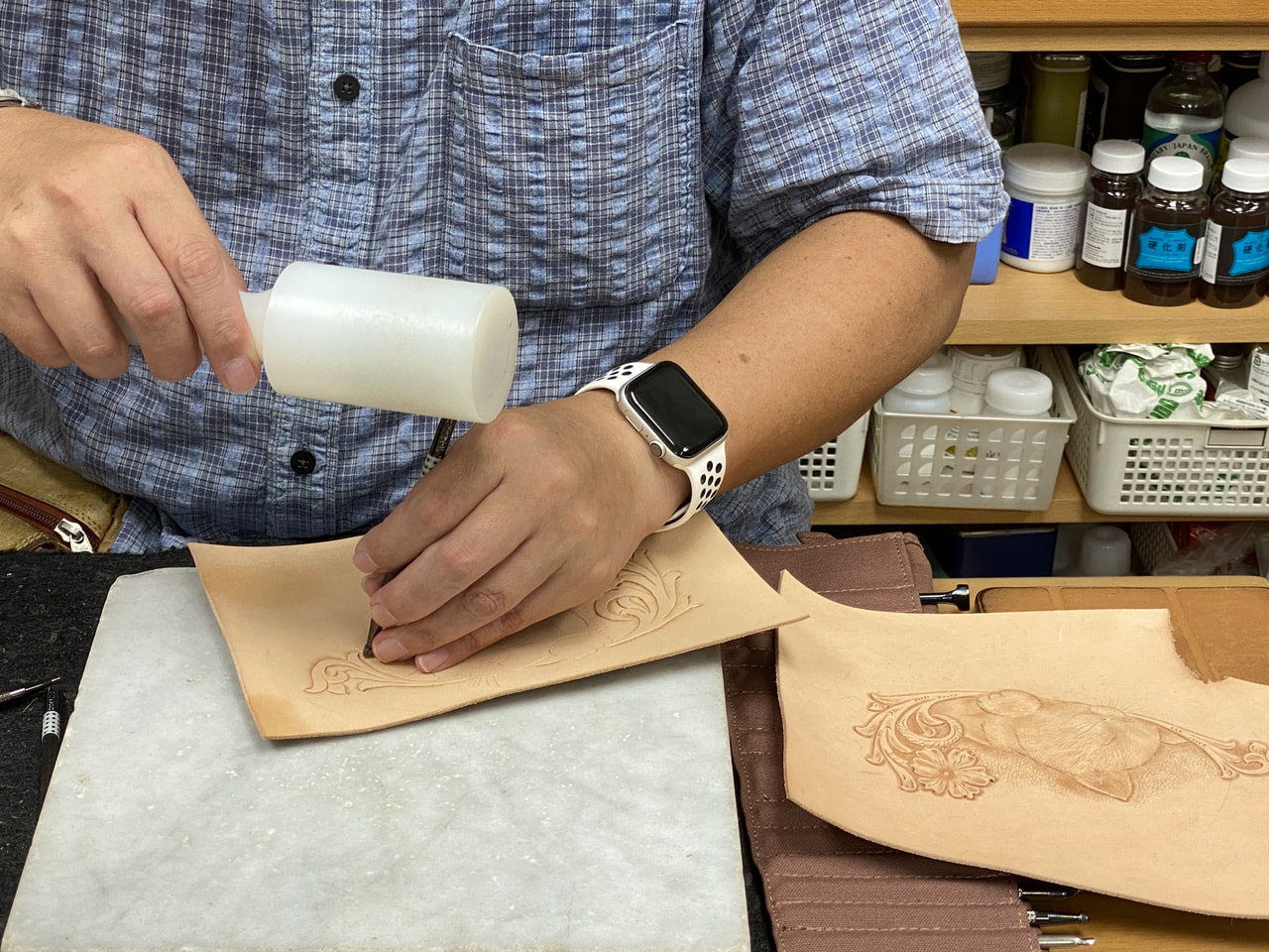 レザークラフト教室　木曜クラス　