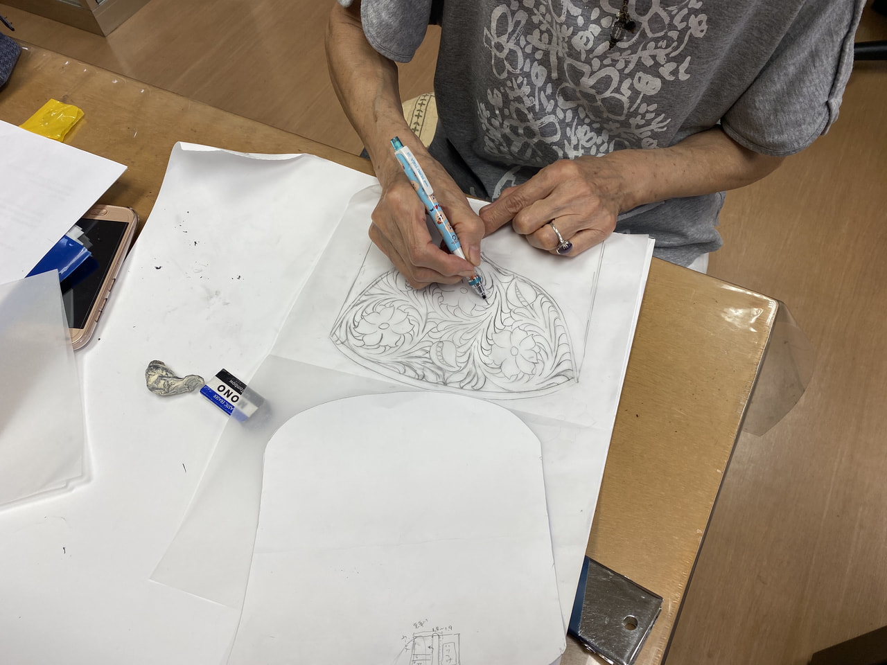 レザークラフト教室　月曜クラス