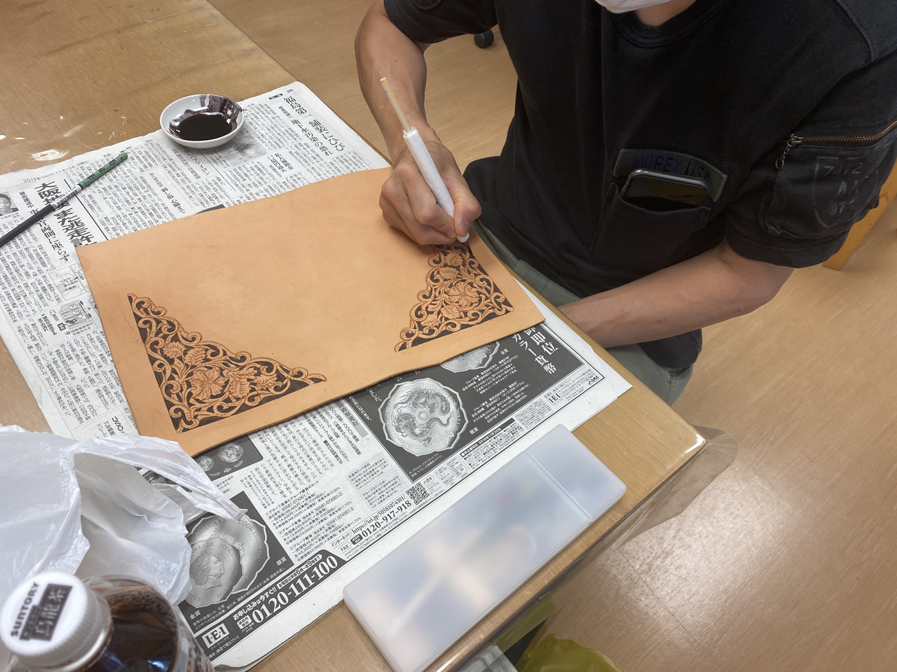 レザークラフト 教室　日曜クラス8月第１回（第１週）