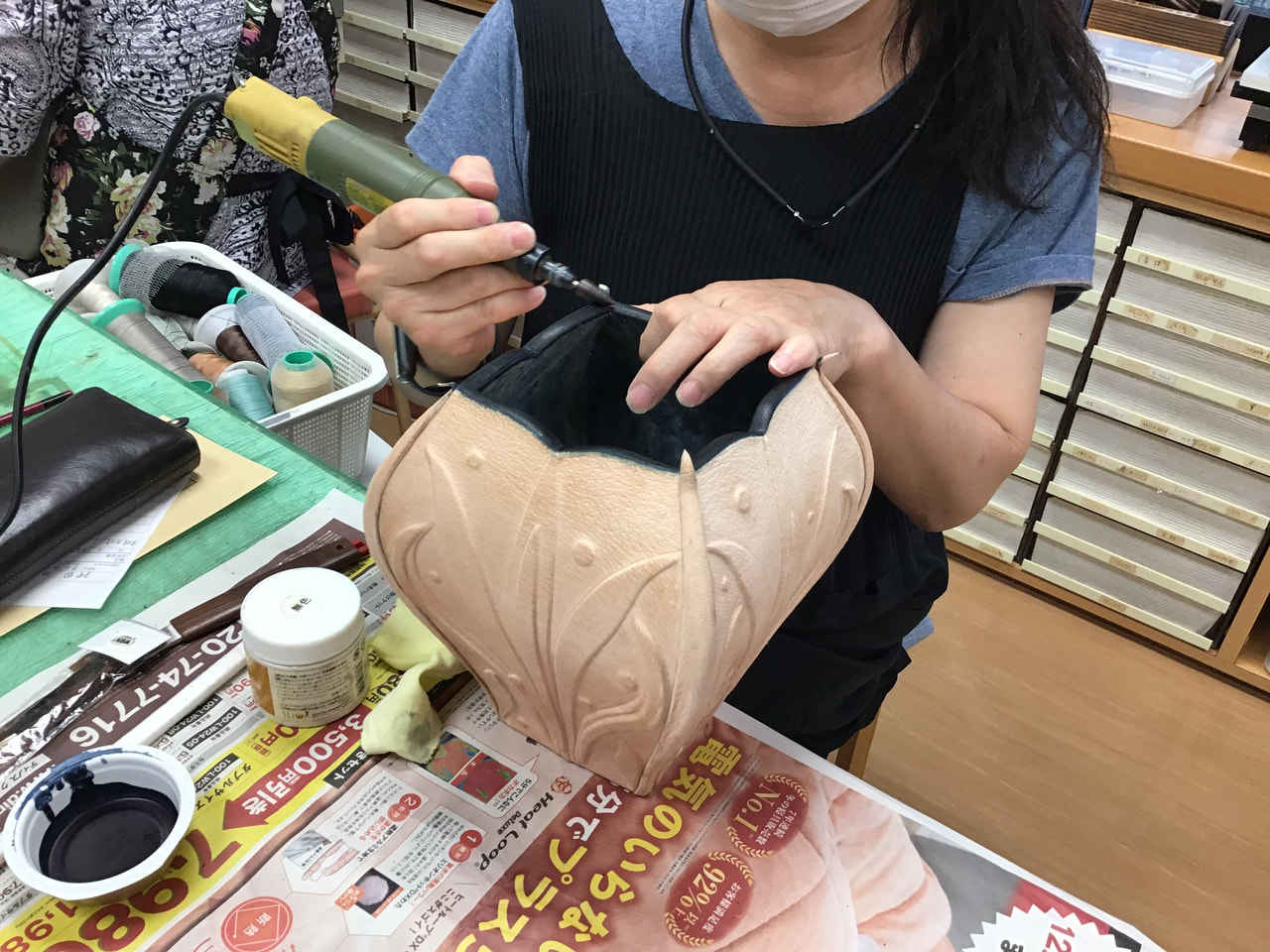 レザークラフト教室　木曜クラス