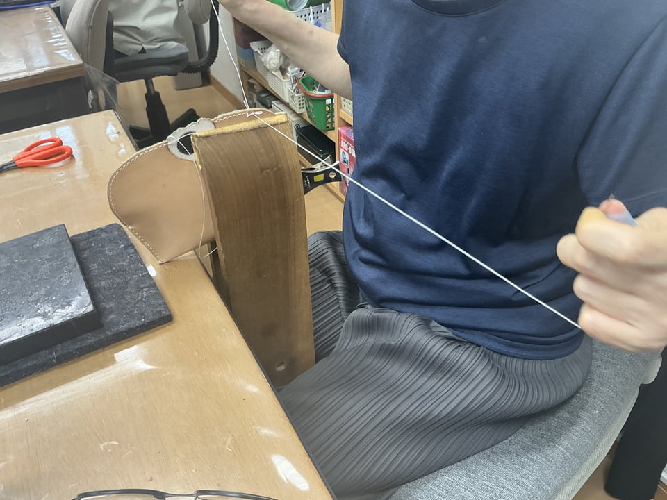 体験受講　レザークラフト教室　革工芸教室