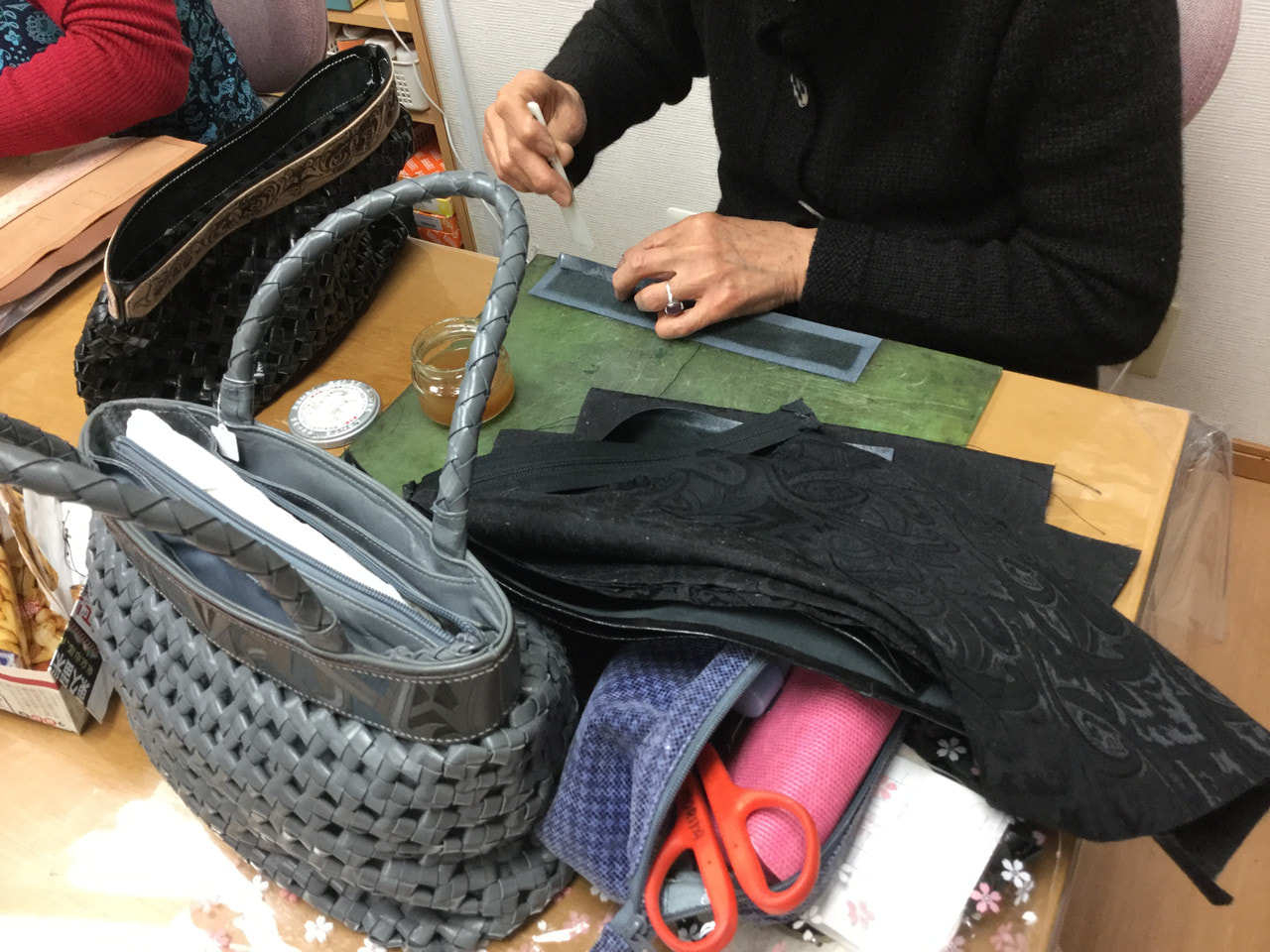 1月 レザークラフト教室 月曜クラス2回目