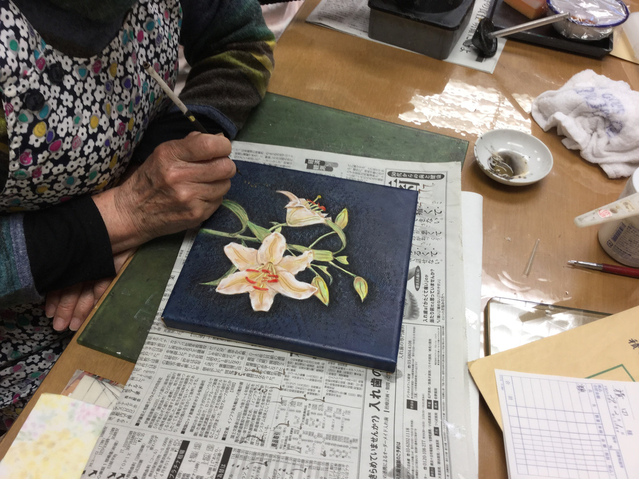 レザークラフト教室・2月水曜教室1回目