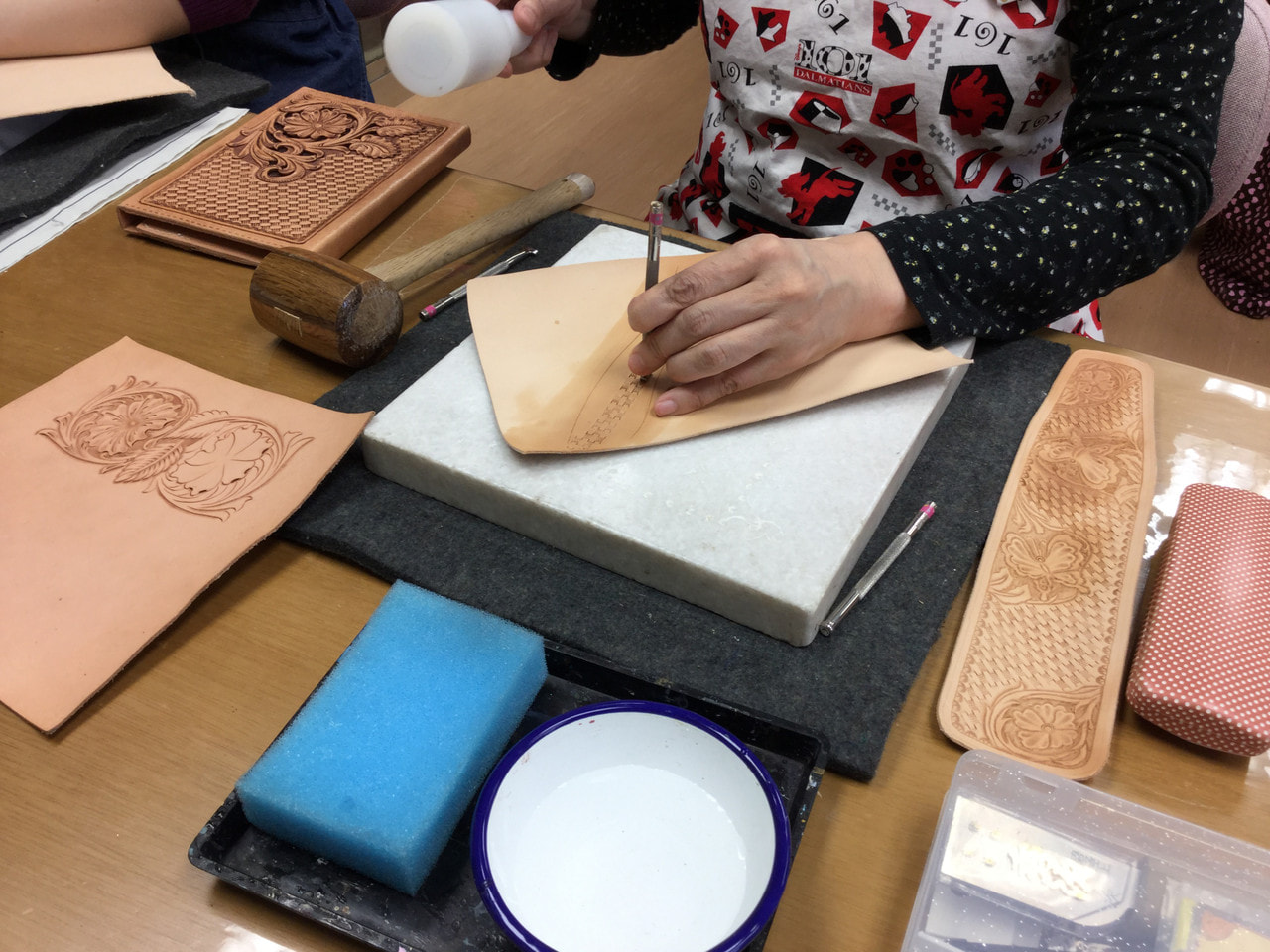 レザークラフト教室 日曜クラス