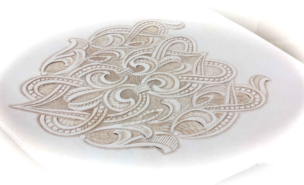 レザークラフト教室・特別講習の見本作成