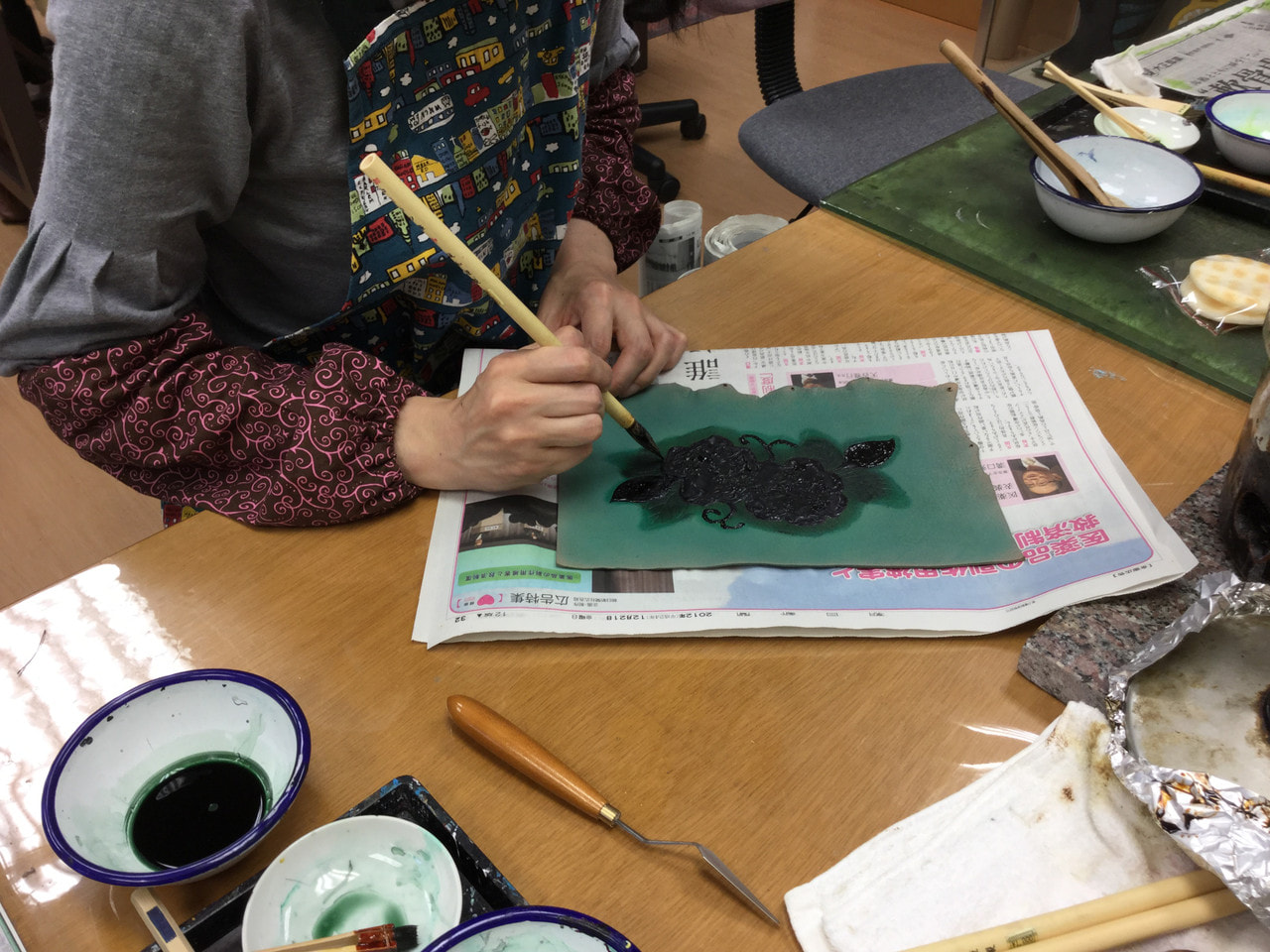 レザークラフト教室&ろうけつ染め教室 第3日曜クラス