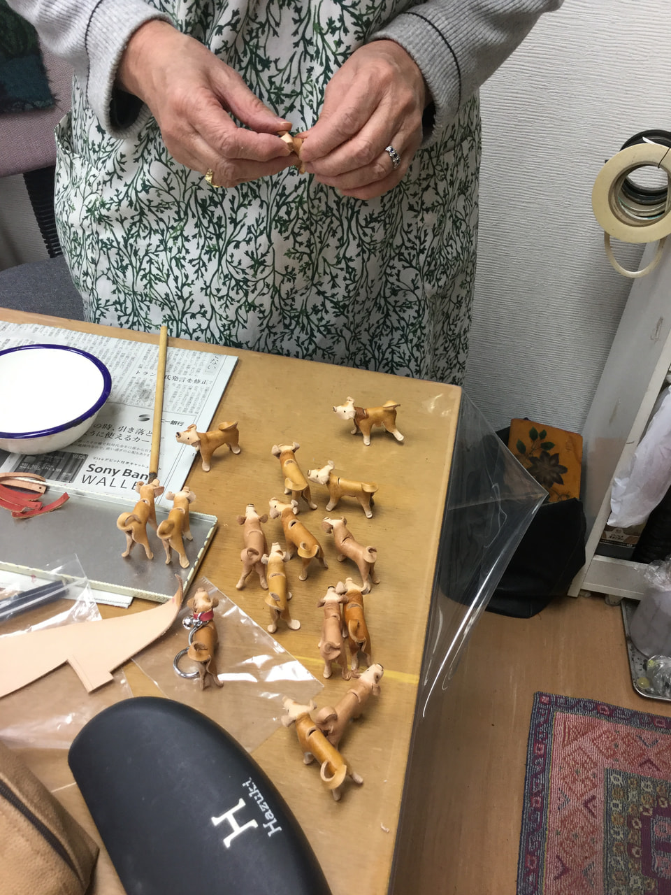 レザーークラフト教室水曜クラス 1月1回目