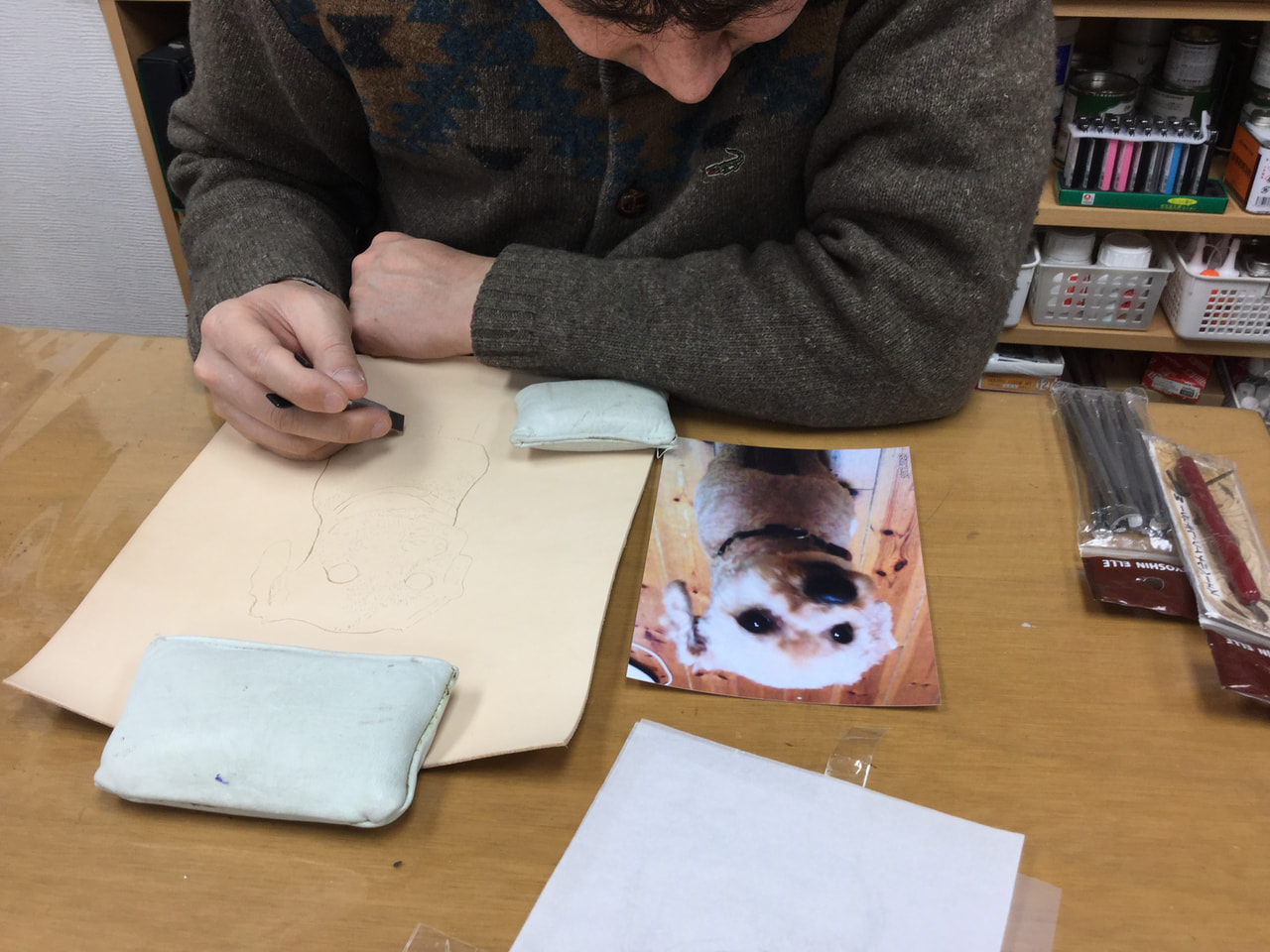 レザークラフト教室　第３日曜クラス