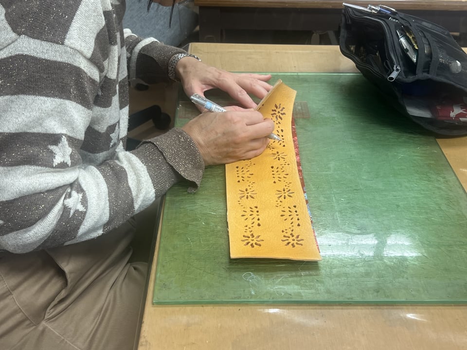 革象嵌　レザークラフト教室　革工芸教室