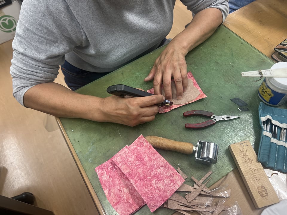 立体造形　レザークラフト教室　革工芸教室