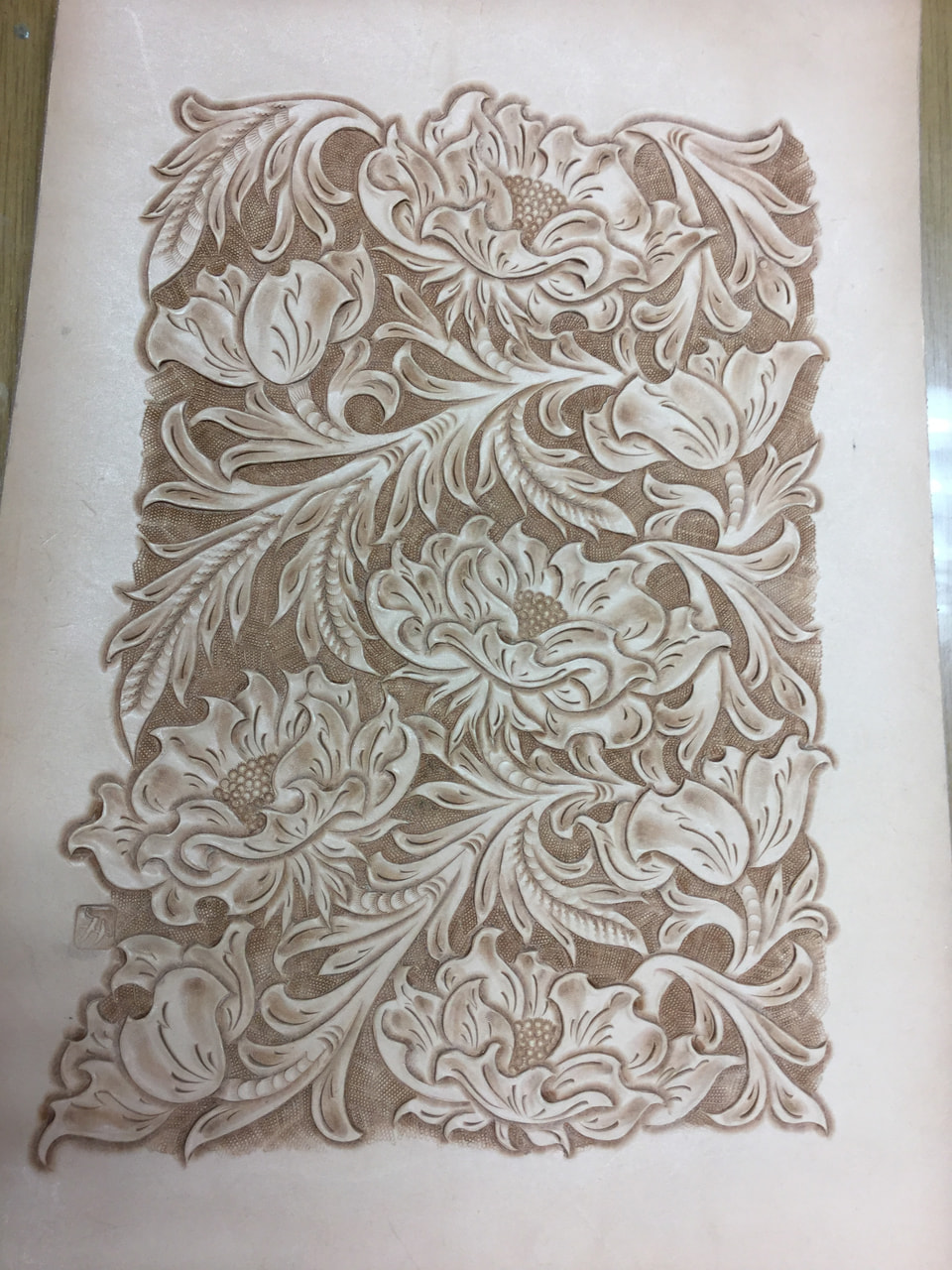 バッグのカービング終了