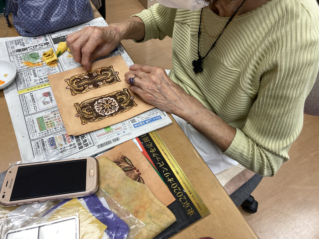 レザークラフト教室　月曜クラス　