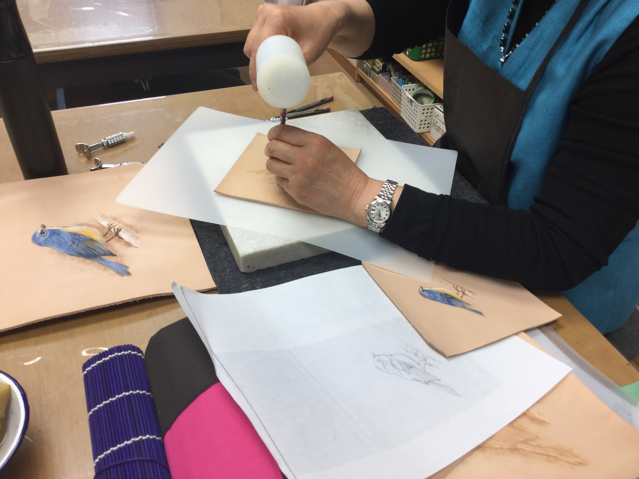 レザークラフト教室　第３日曜クラス