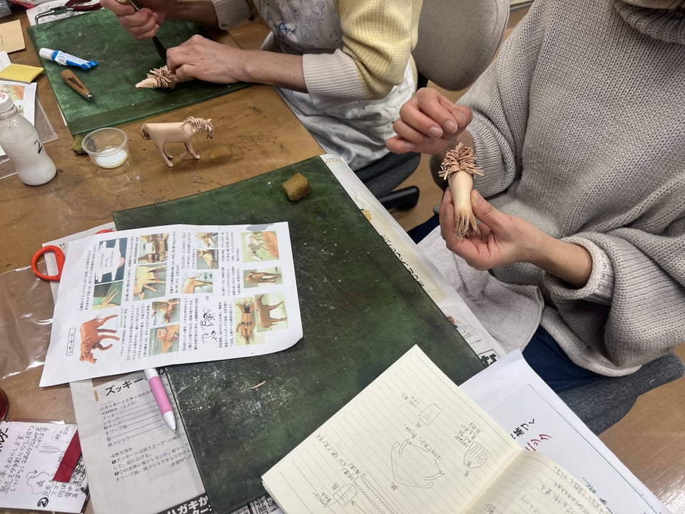 革の干支　レザークラフト教室　革工芸教室
