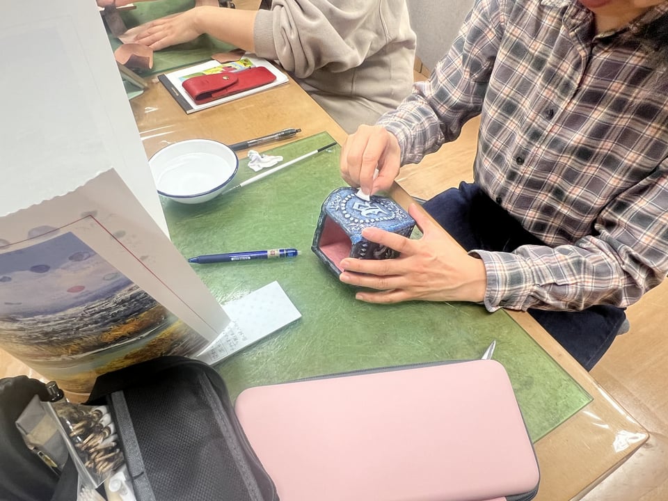 革立体造形　レザークラフト教室　革工芸教室