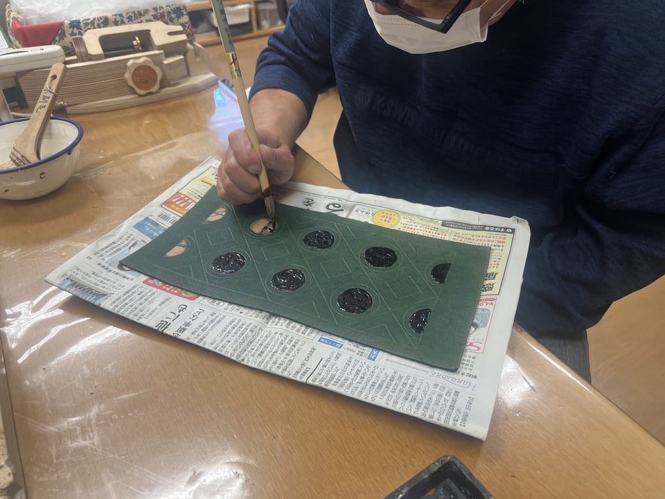 革ろうけつ染　レザークラフト教室　革工芸教室