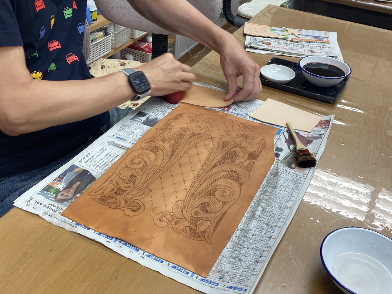 レザークラフト教室　日曜クラス