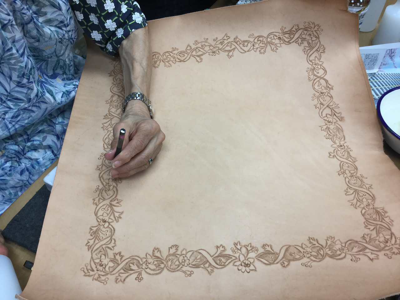 レザークラフト 教室 木曜クラス