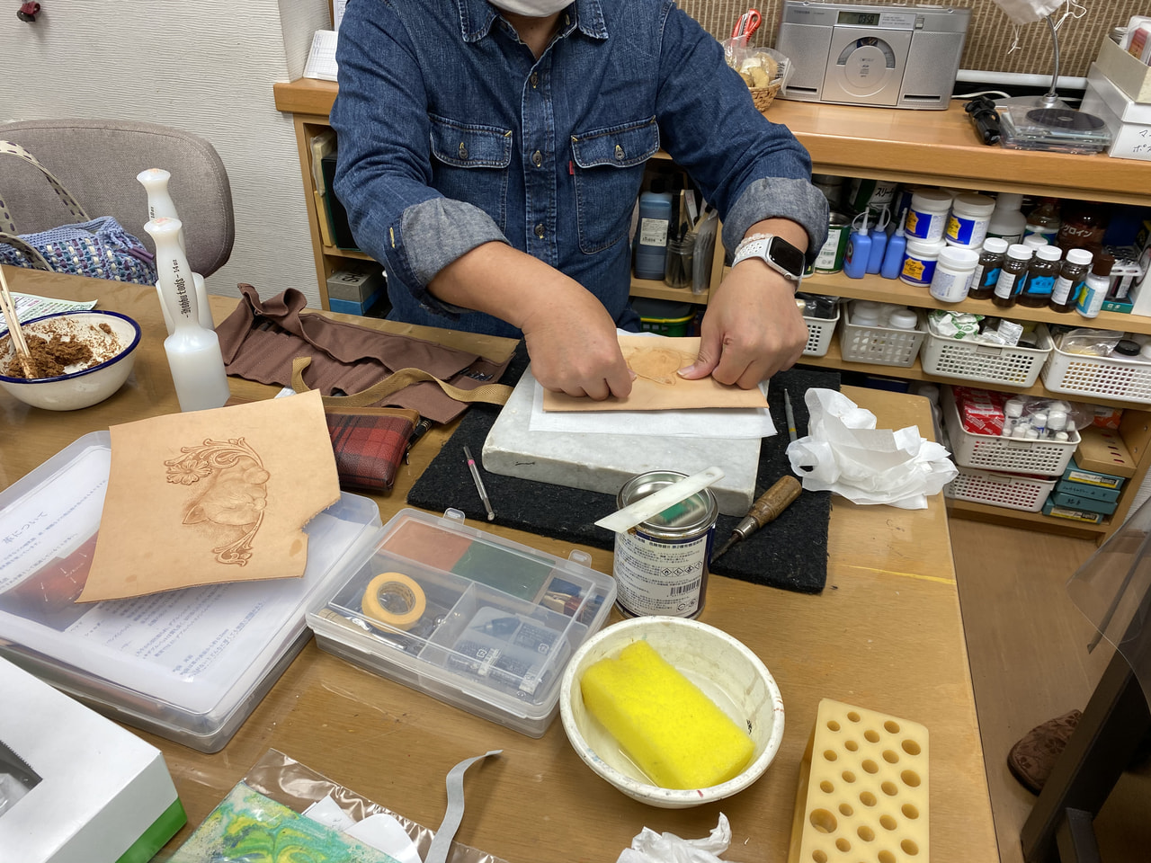 レザークラフト教室　木曜クラス