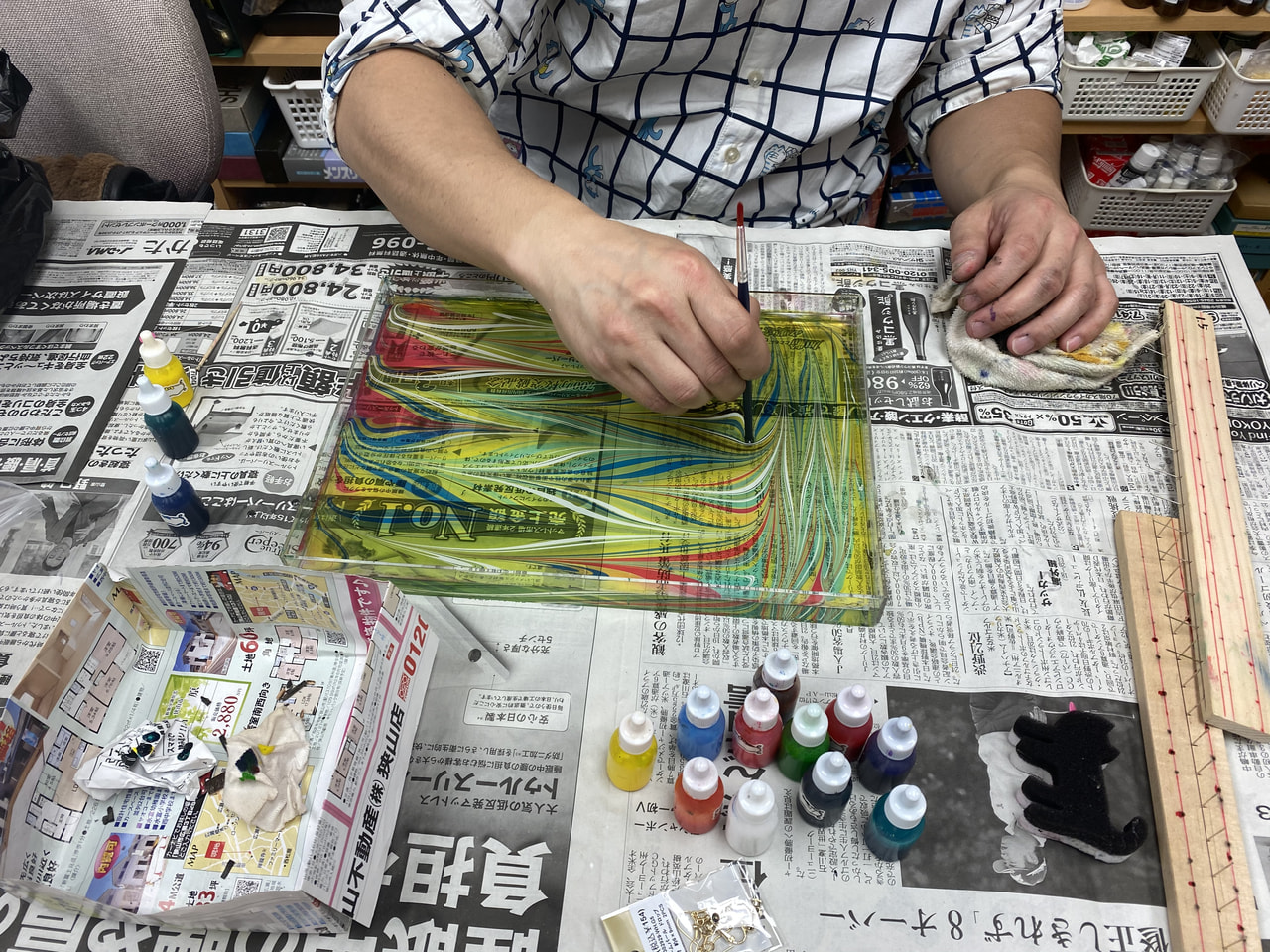 レザークラフト教室　月曜クラス12月１回目