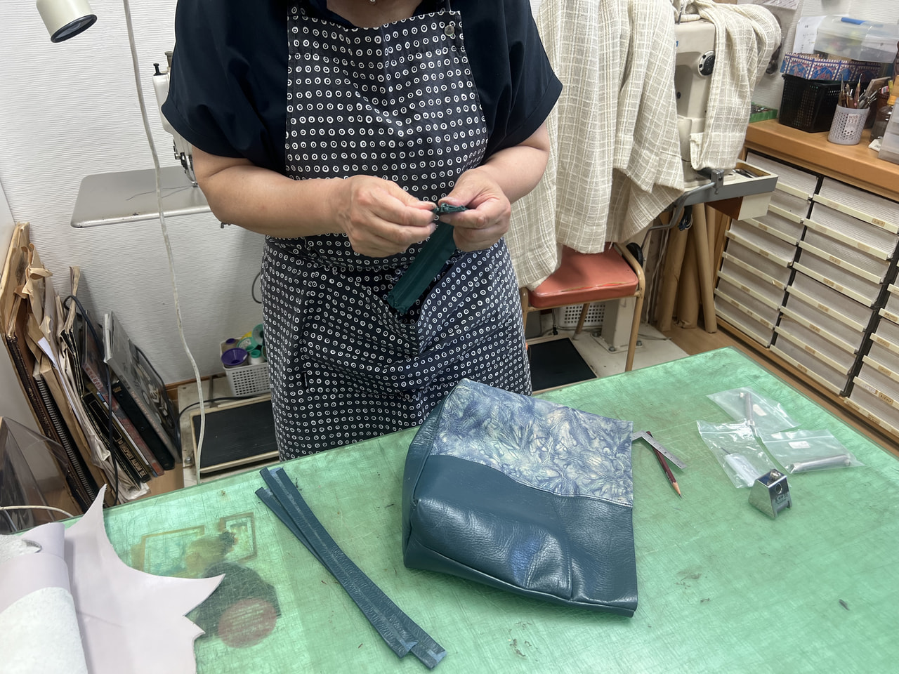 レザークラフト教室　木曜クラス　6月１回目