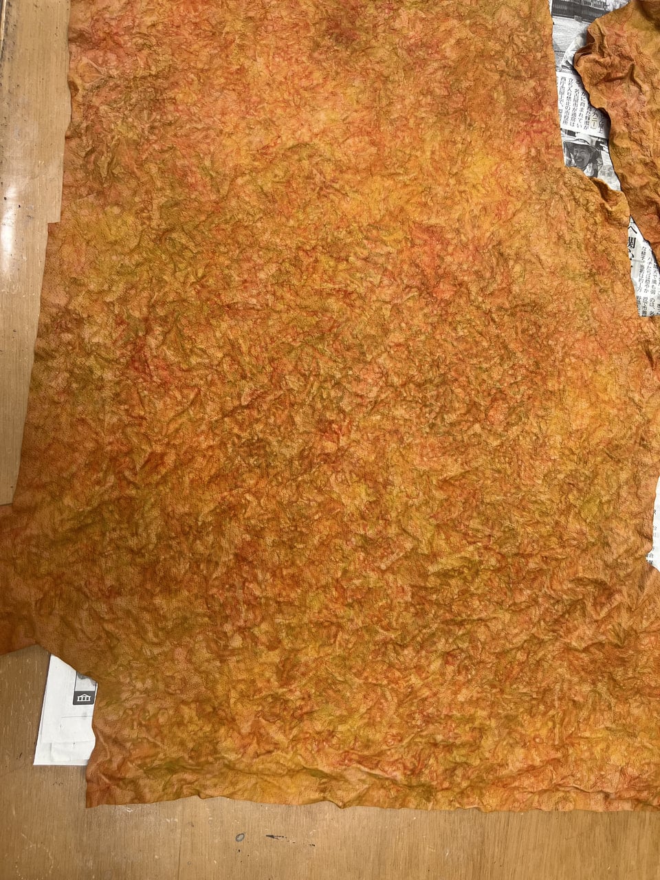 革絞り染め　レザークラフト教室　革工芸教室