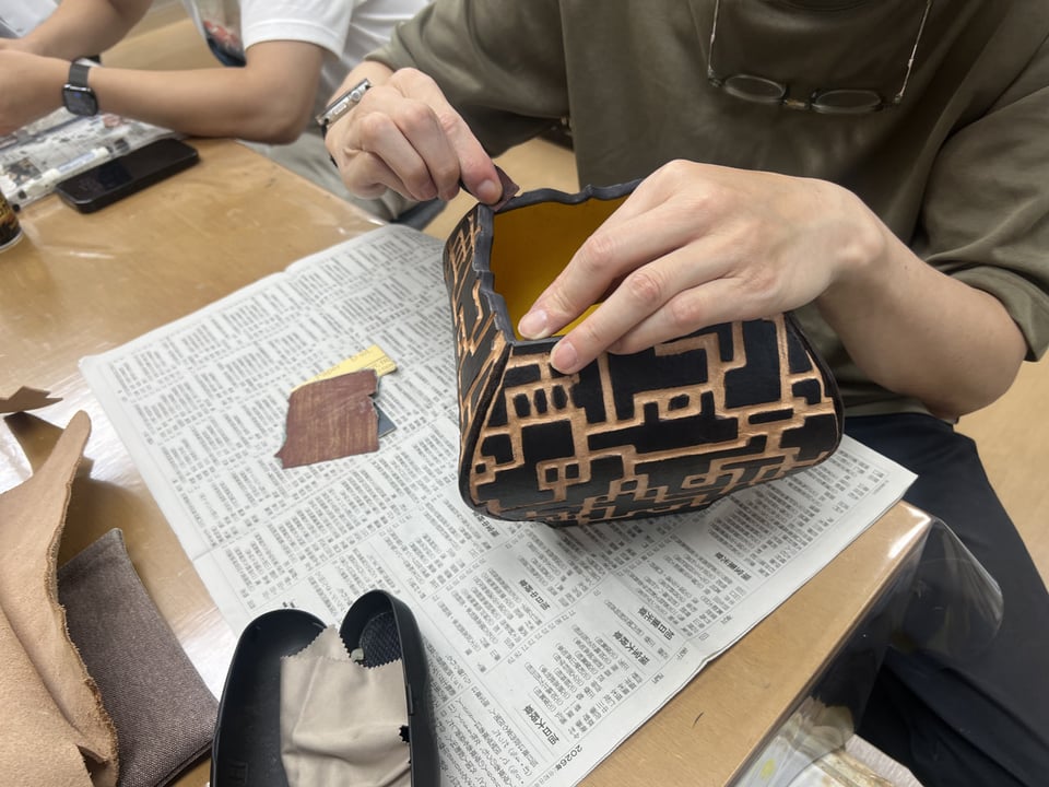 革立体造形　レザークラフト教室　革工芸教室