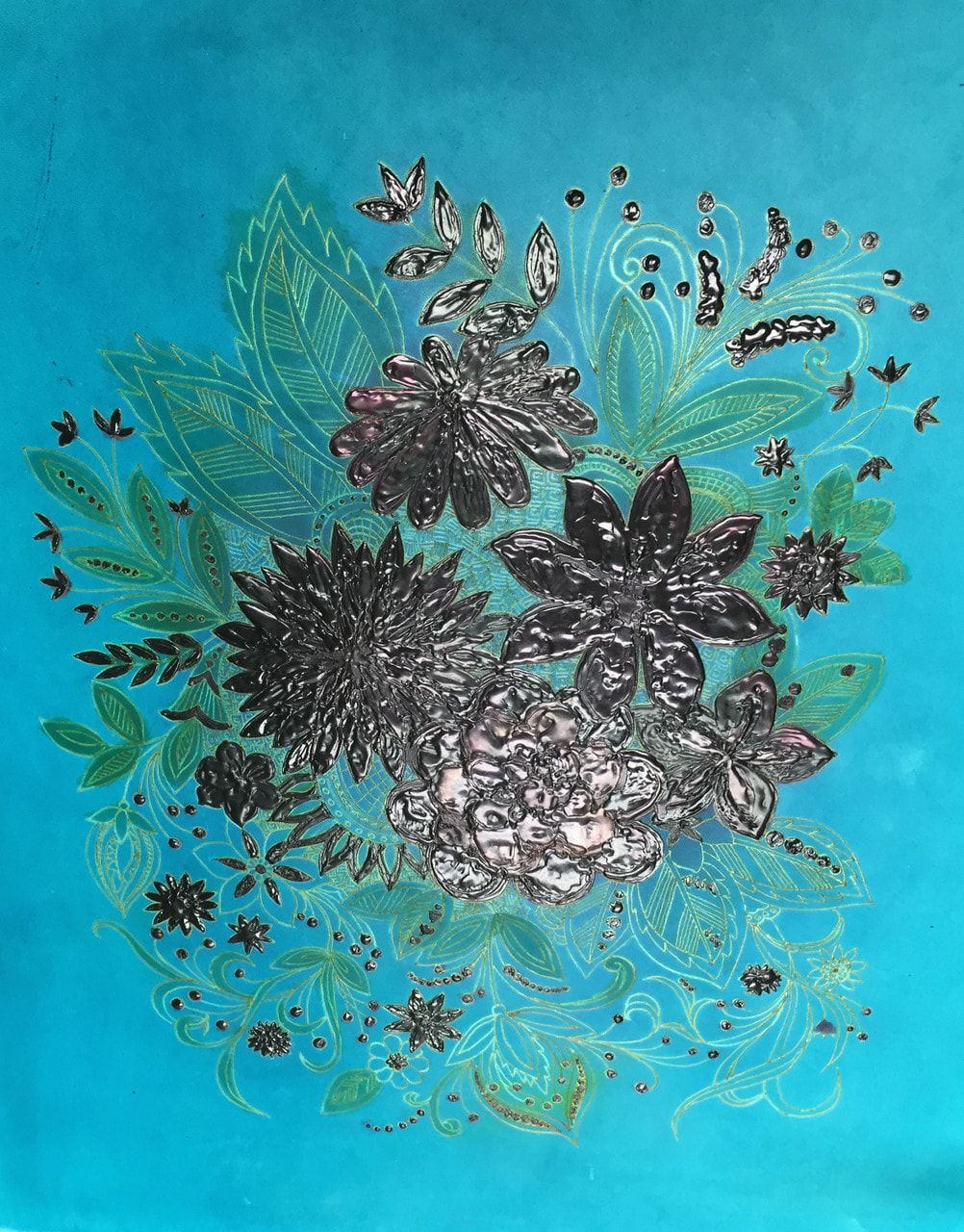 ろうけつ染の続き