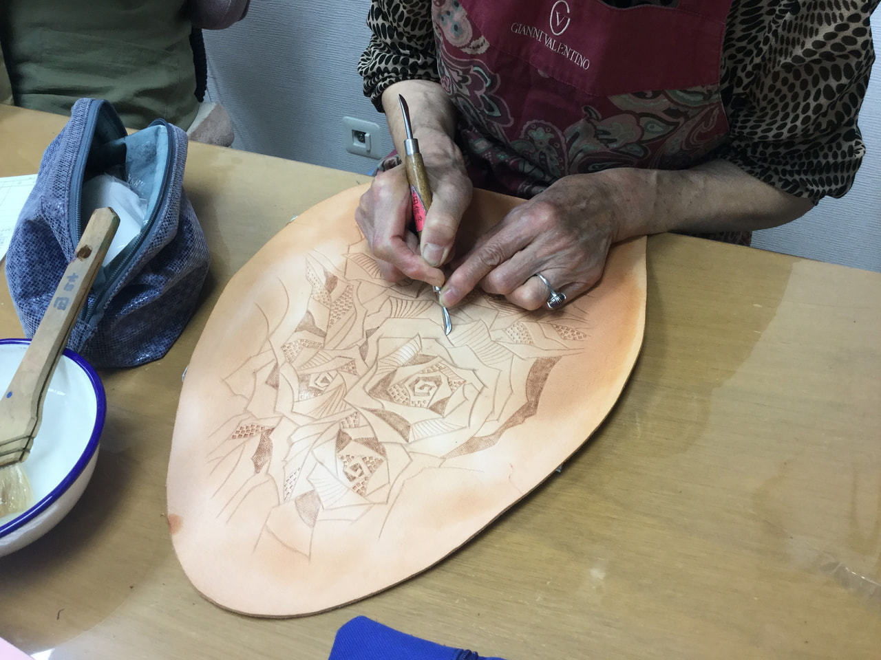 レザークラフト教室　月曜クラス 5月１回目