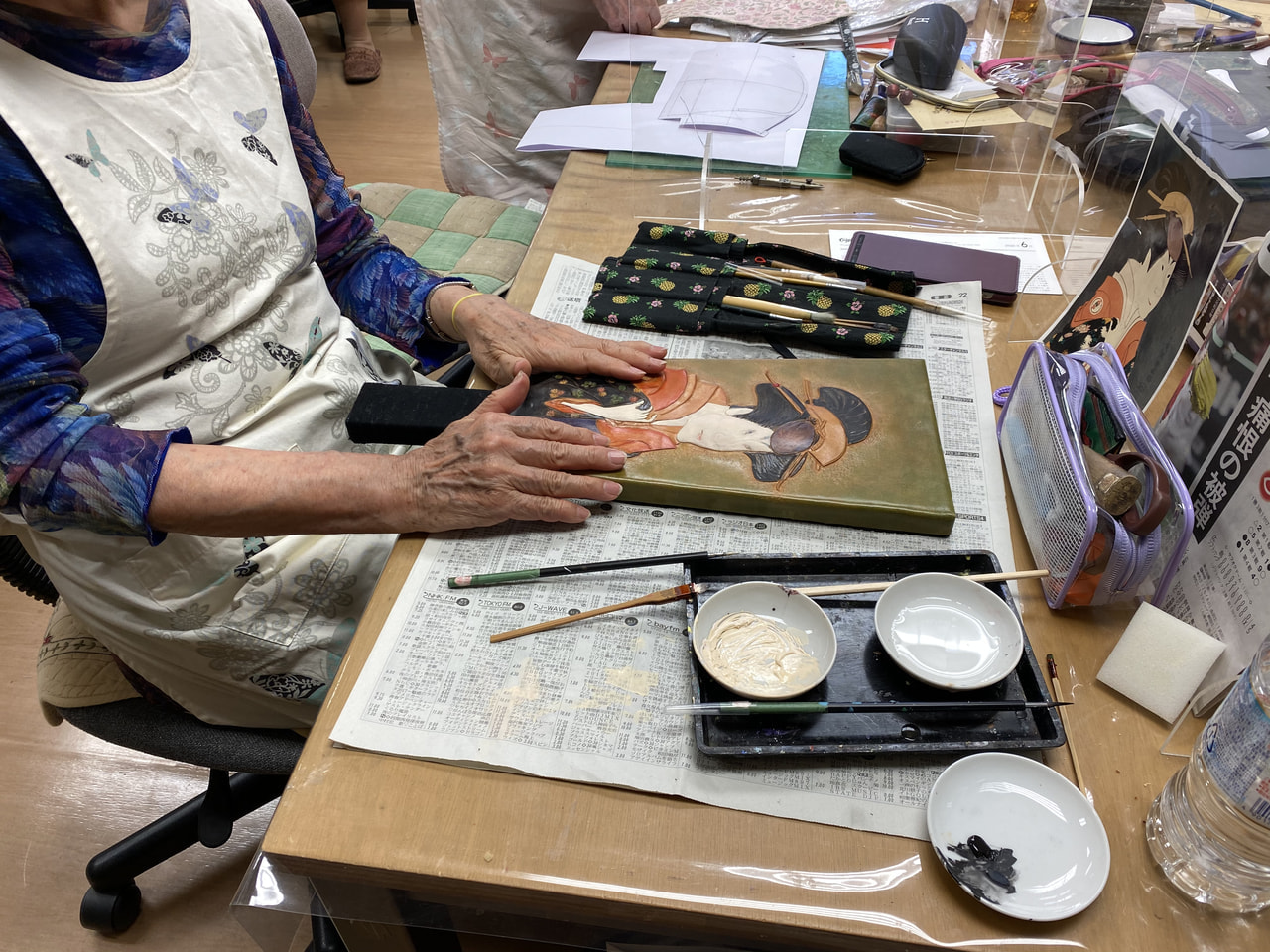 レザークラフト教室　水曜クラス　4月1回目