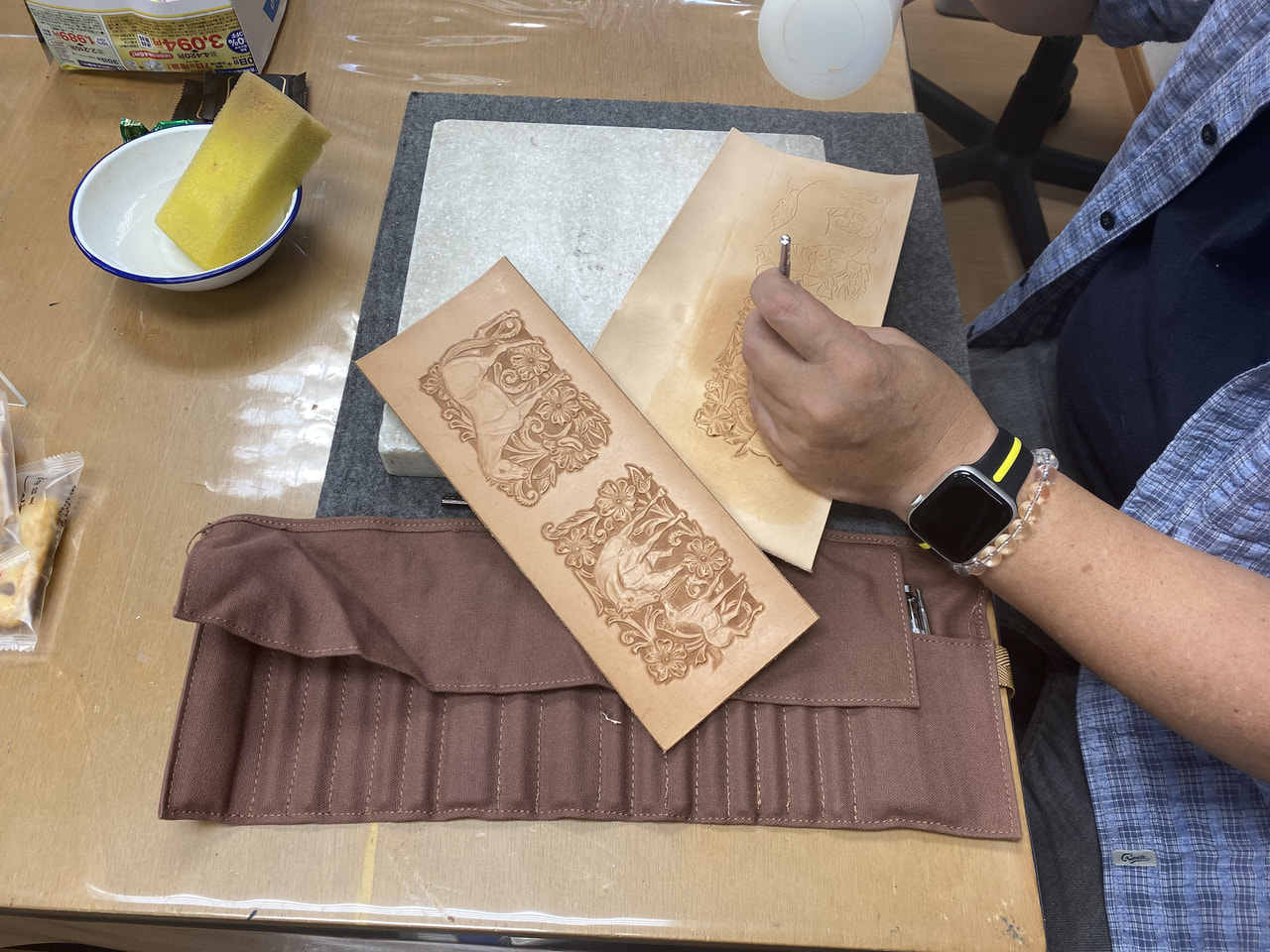 レザークラフト教室　木曜クラス　５月１回目
