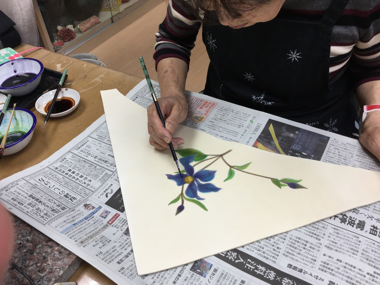 レザークラフト教室　ろうけつ染 11月 木曜