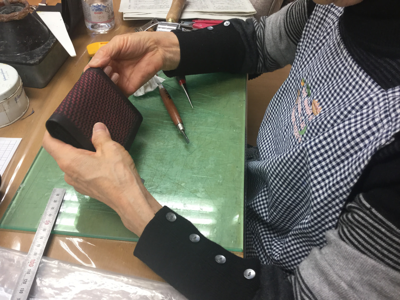 レザークラフト教室　水曜クラス１１月第２回