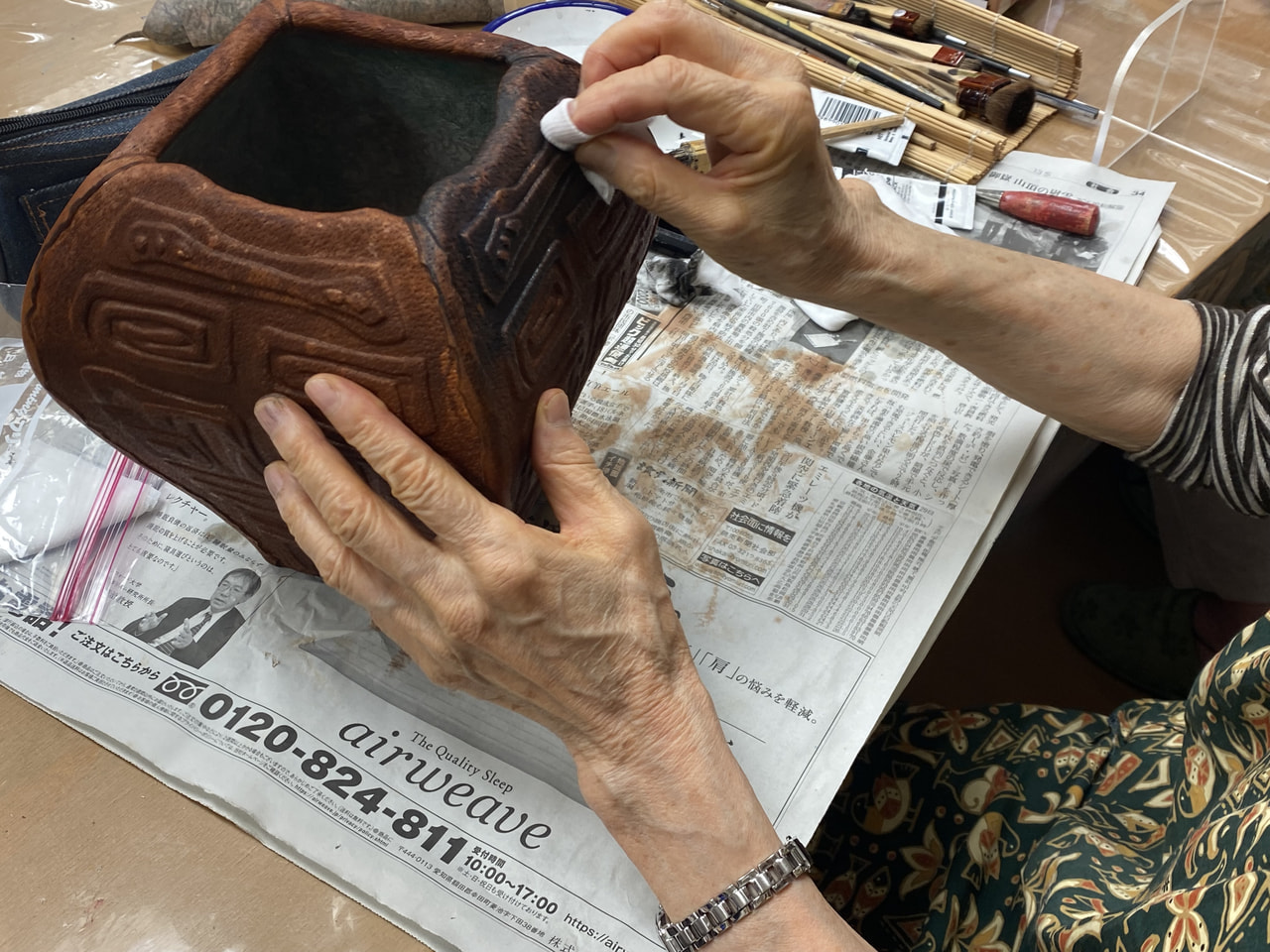 レザークラフト教室　水曜クラス　６月 2回目