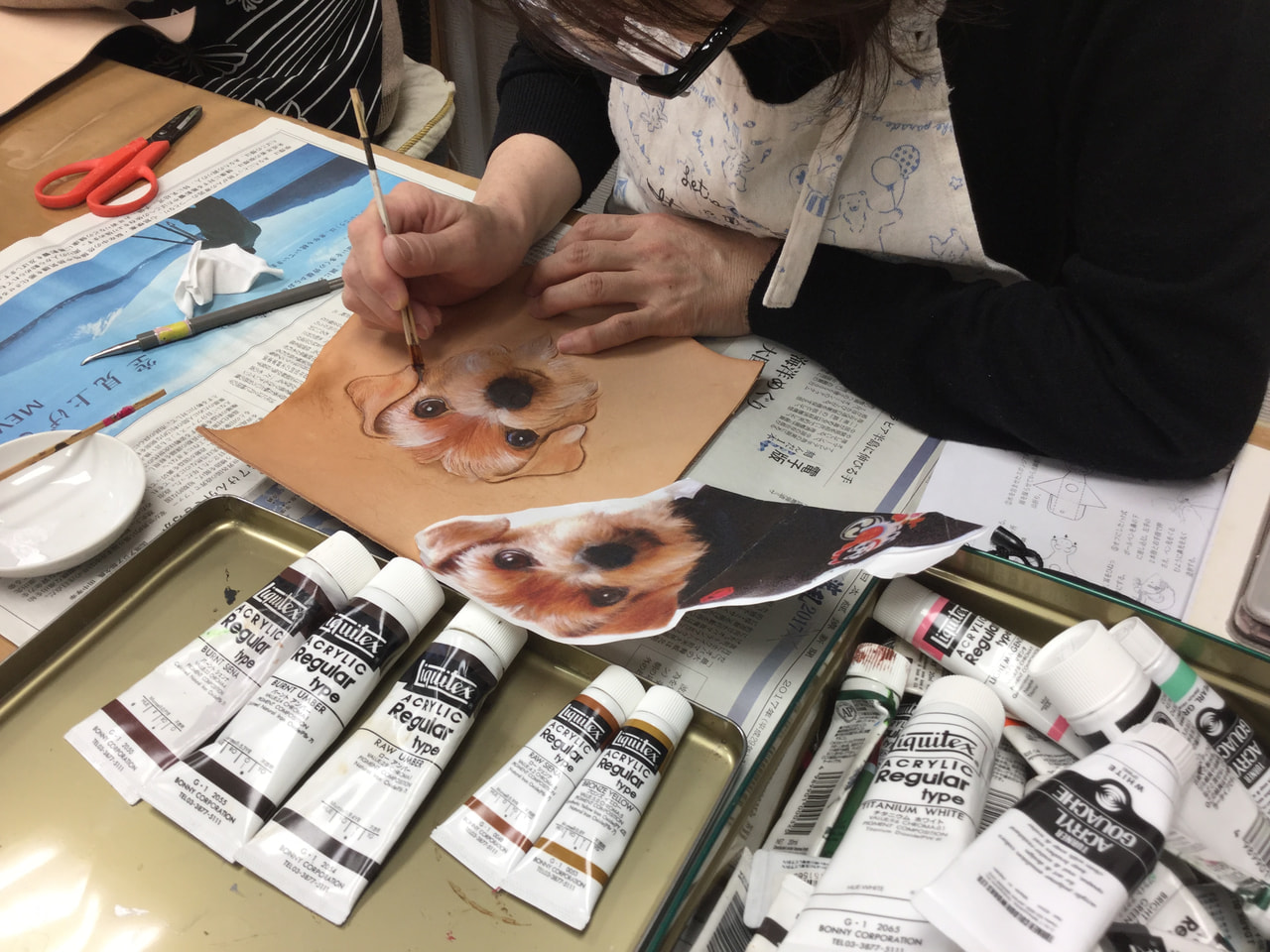 レザークラフト 教室　日曜1月１回目