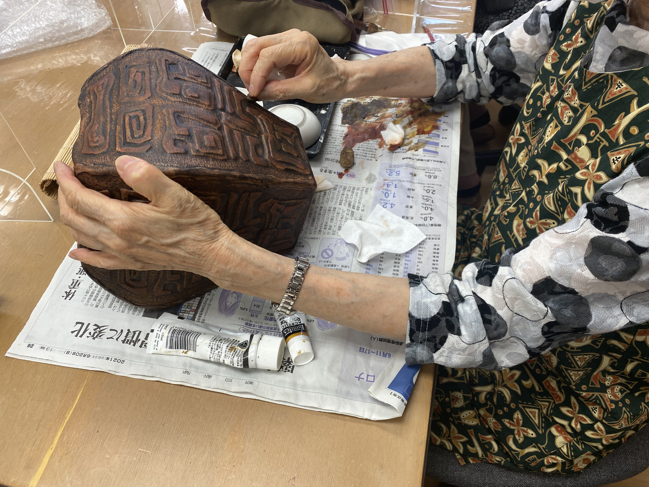 レザークラフト教室　水曜クラス　7月１回目