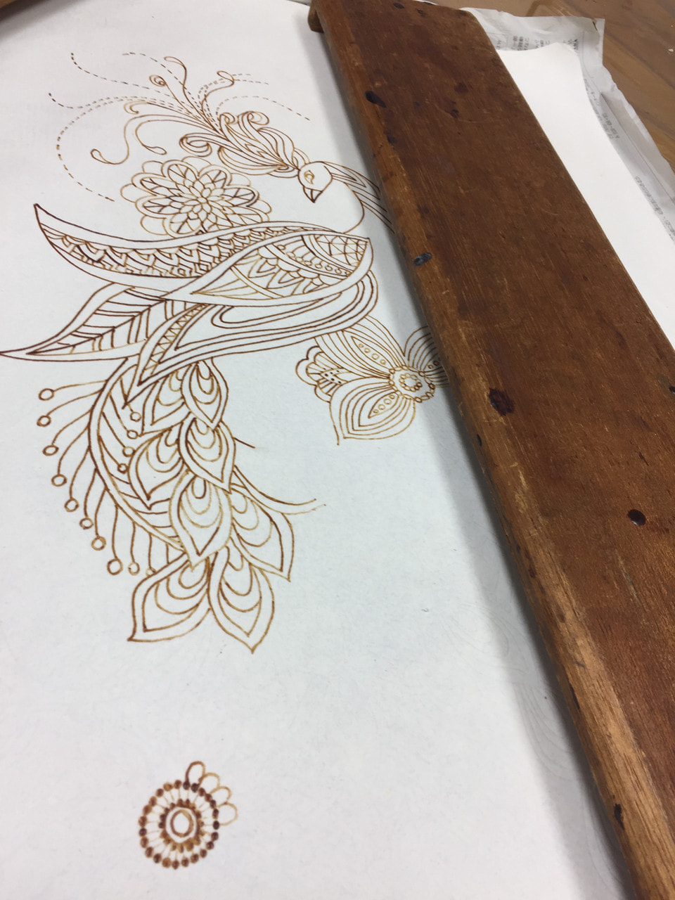 ろうけつ染め始めました〜〜