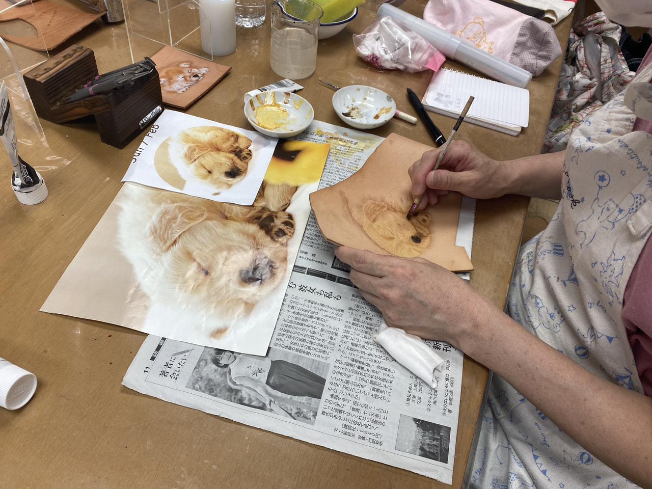 レザークラフト教室　月曜クラス　8月１回目