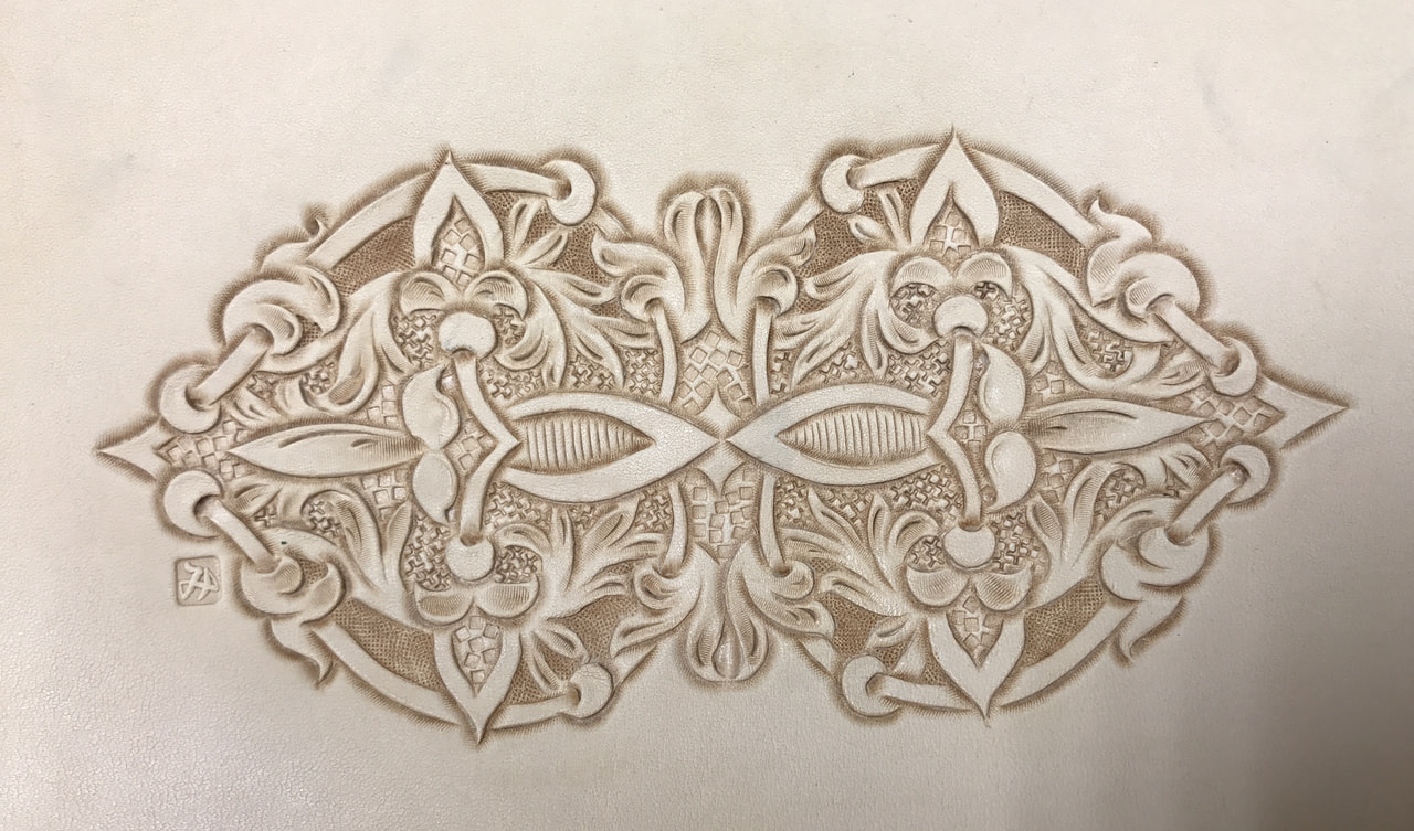 個展のための制作　札入れ