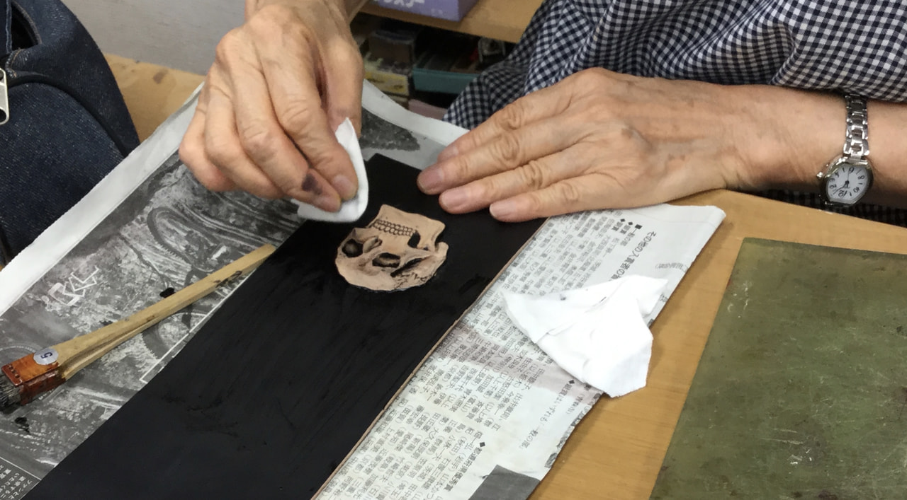 レザークラフト教室　水曜クラス９月２回目