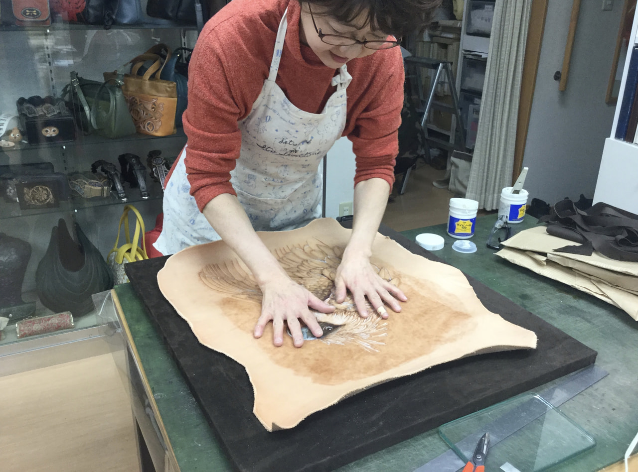 レザークラフト教室　日曜クラス１２月１回目