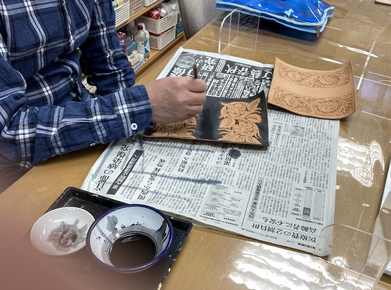 レザークラフト教室　日曜クラス　３月2回目